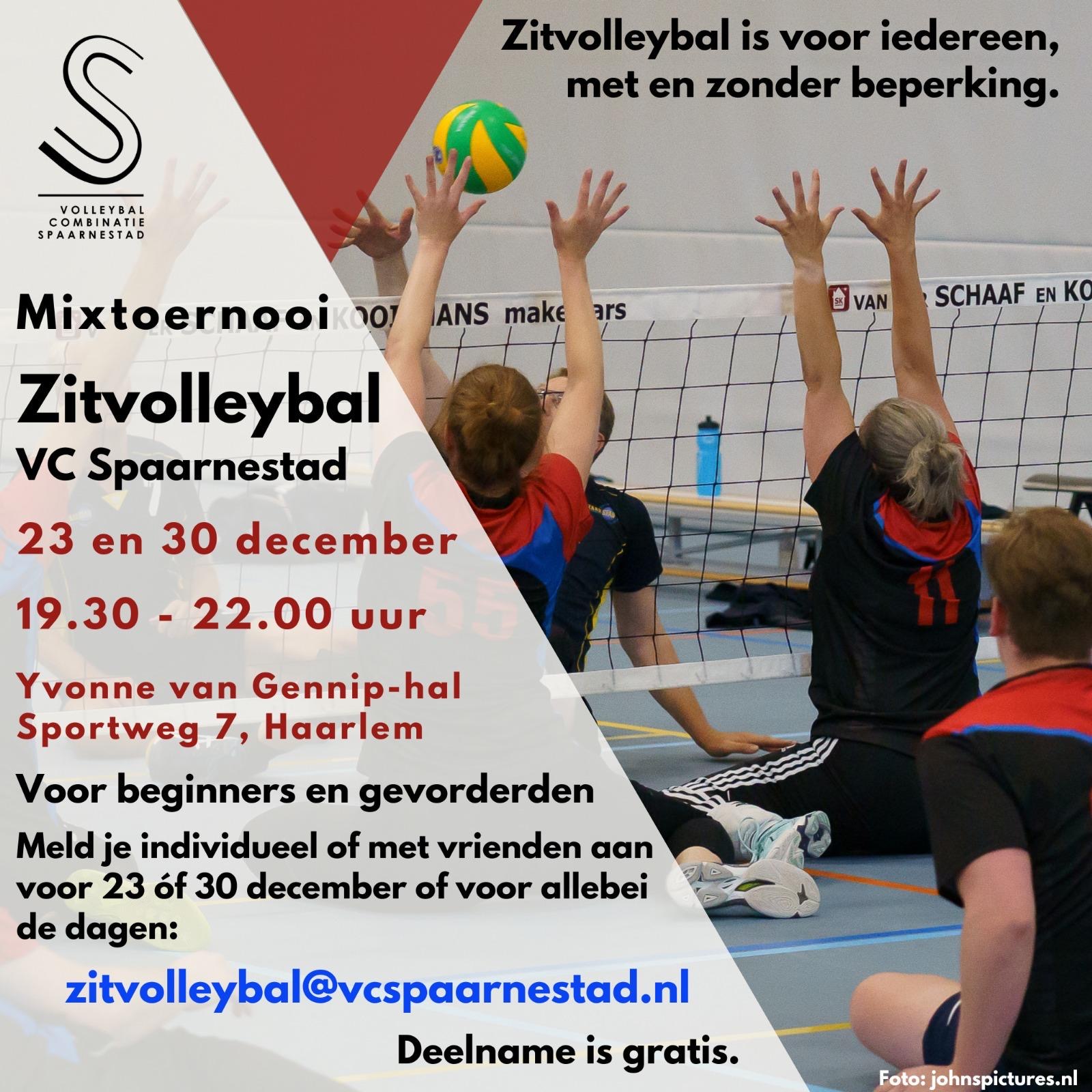 Mixtoernooi zitvolleybal